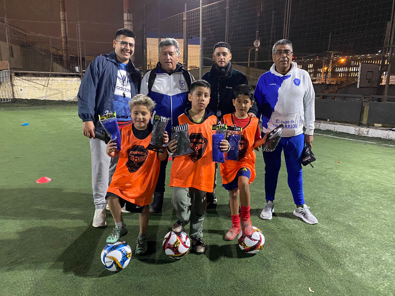 Nueva implementación deportiva potenciará el trabajo formativo y entrenamientos del Club deportivo Correvuela de Antofagasta 