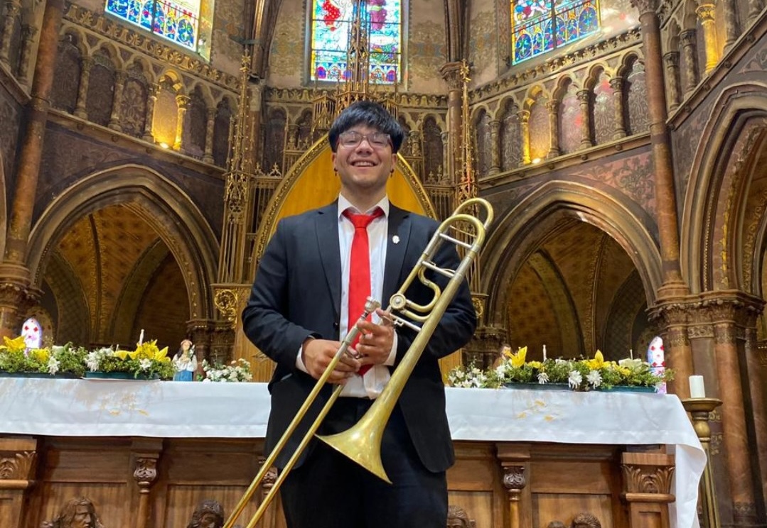 Joven trombonista de 17 años debutará como solista junto a la Orquesta de Cámara de Chile